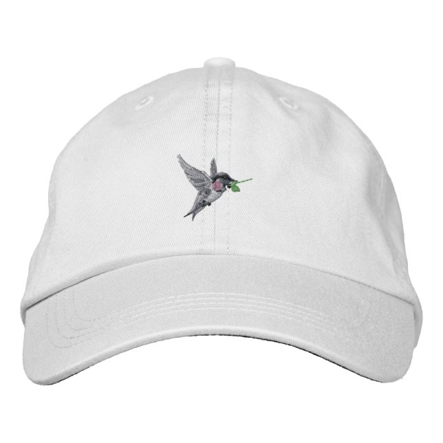 Gorra Bordada ¿WhyBother? Pájaro del tarareo (Anverso)