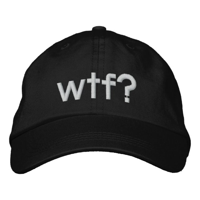 Gorra Bordada ¿wtf? (Anverso)