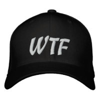WTF 1337 sombrero de béisbol