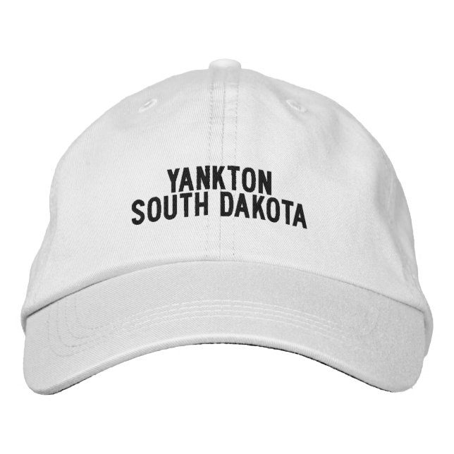 Gorra Bordada YANKTON South Dakota Hat (Anverso)