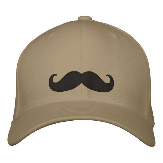 Gorra Bordada yo bigote una pregunta (Anverso)