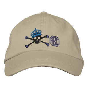 Gorra Bordada Your Keep Calm Crown Crossbones Skull Monogram