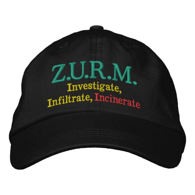 GORRA BORDADA Z.U.R.M (Anverso)