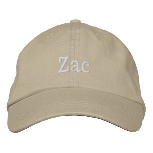 Gorra Bordada "Zac" Nombre Bordado,