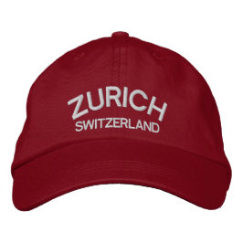Gorra Bordada Zurich* Suiza