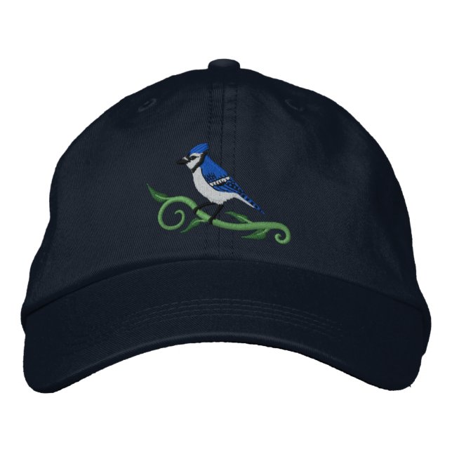 Gorra bordado arrendajo azul (Anverso)