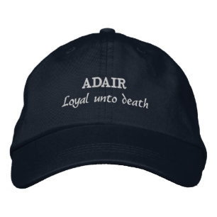 Gorra bordado de Adair Clan Motto