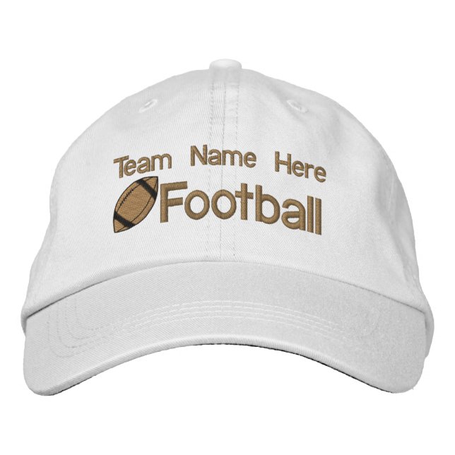 Gorra bordado de equipo de fútbol (Anverso)