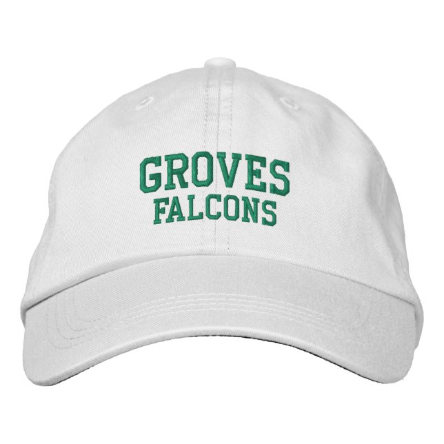 Gorra bordado de Groves High School (Michigan) (Anverso)