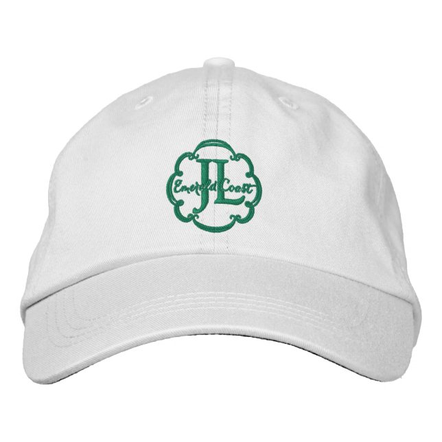 Gorra bordado de la Liga Junior de la Costa Esmera (Anverso)