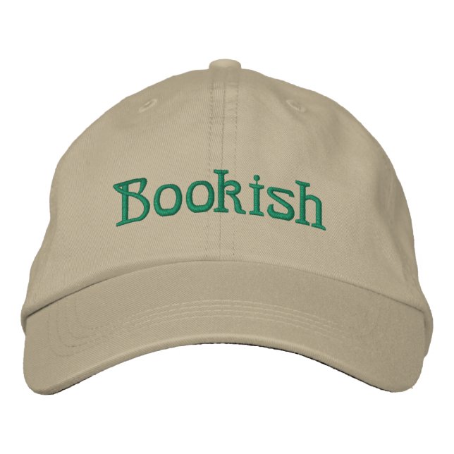 Gorra bordado de lectura de libros (Anverso)