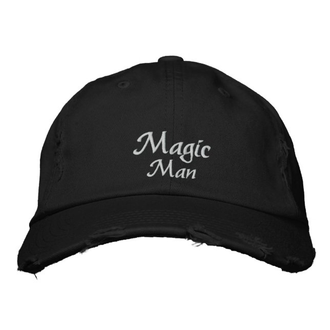 Gorra bordado de Personalizado de hombre mágico (Anverso)