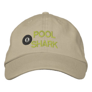 Gorra bordado de tiburón de piscina