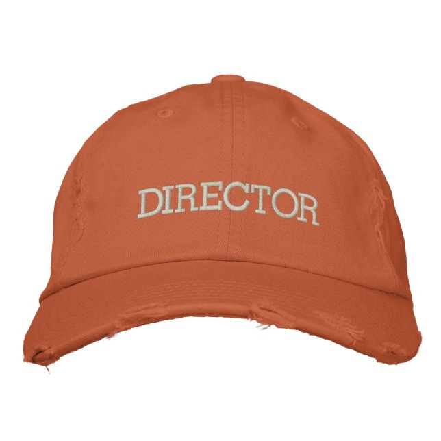 Gorra bordado del director (Anverso)