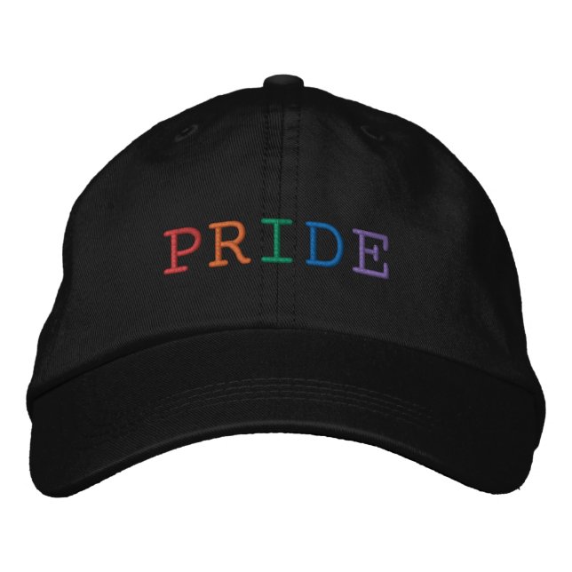 Gorra bordado palabra del orgullo (Anverso)