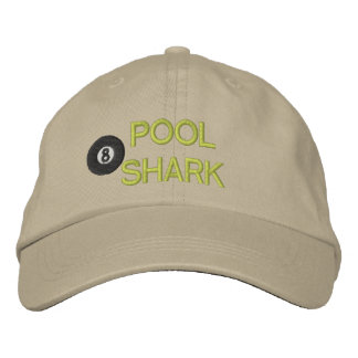 Gorra bordado tiburón de la piscina