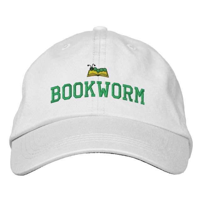 Gorra Borrador de gusano de biblioteca (Anverso)