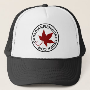 Gorra canadiense del camionero del negro de la red