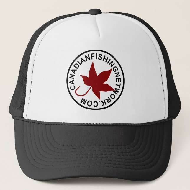 Gorra canadiense del camionero del negro de la red (Anverso)
