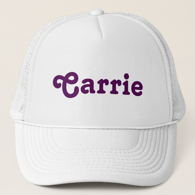 Gorra Carrie (Anverso)