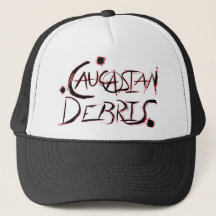 Gorra caucásico del camionero de la ruina