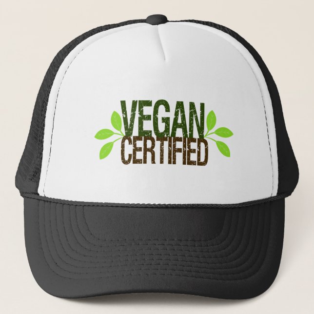 Gorra certificado vegano (Anverso)