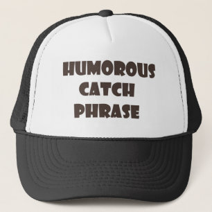 Gorra chistoso del camionero de la fase de la