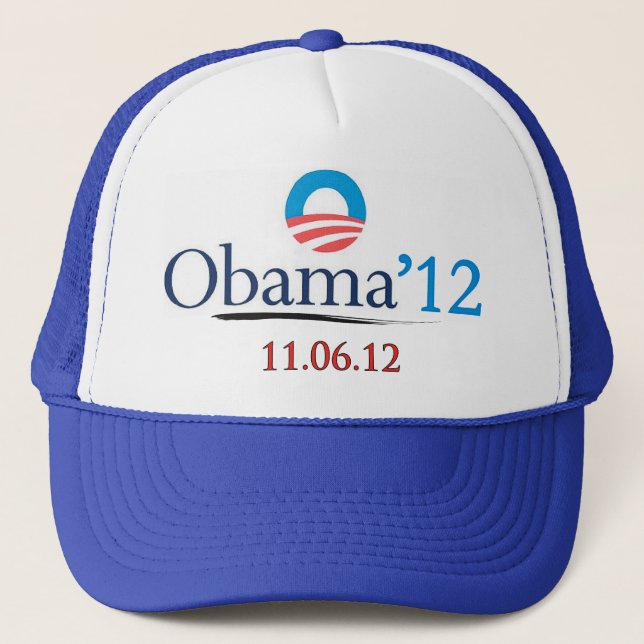 Gorra clásico 2012 del camionero de Obama (Anverso)