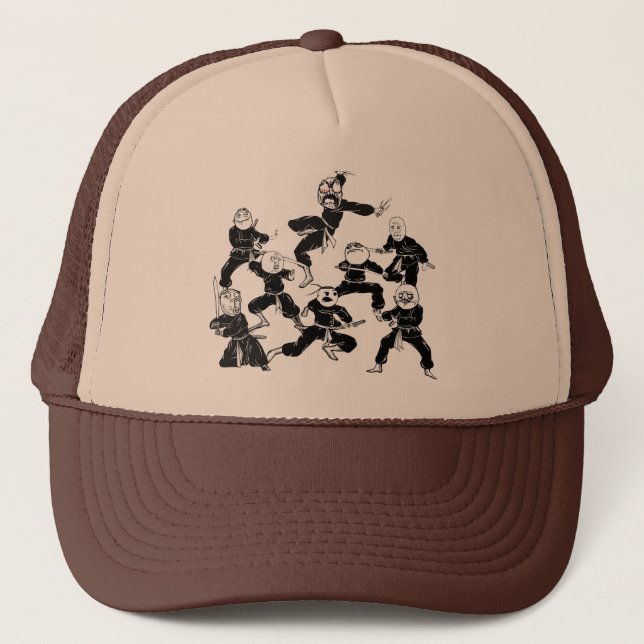Gorra cómico de la cuadrilla de Meme Ninja de las (Anverso)