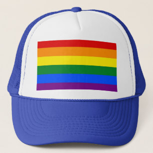 Gorra con bandera arcoiris LGBT