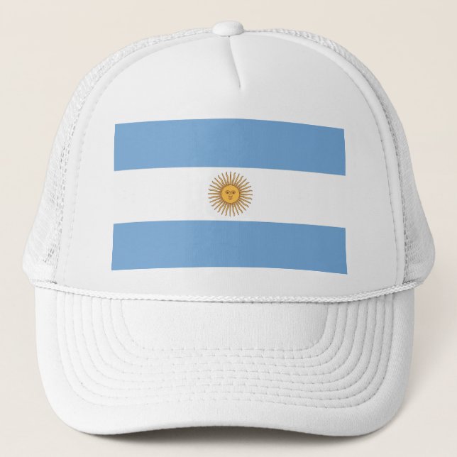 Gorra con bandera de Argentina (Anverso)
