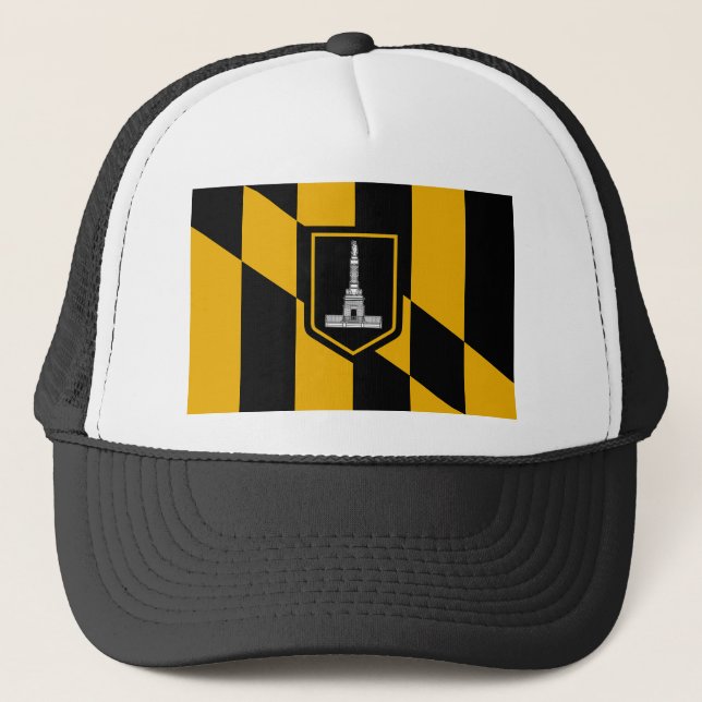 Gorra con bandera de Baltimore, Maryland, Estados  (Anverso)