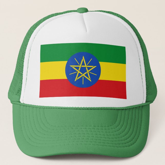 Gorra con bandera de Etiopía (Anverso)