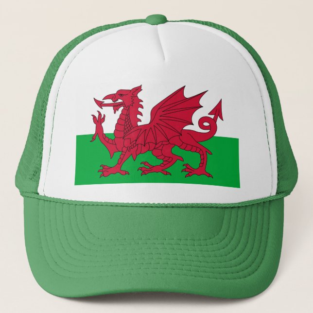 Gorra con bandera de Gales (Anverso)