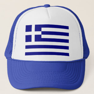 Gorra con bandera de Grecia