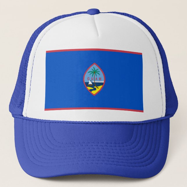 Gorra con bandera de Guam - Estados Unidos (Anverso)