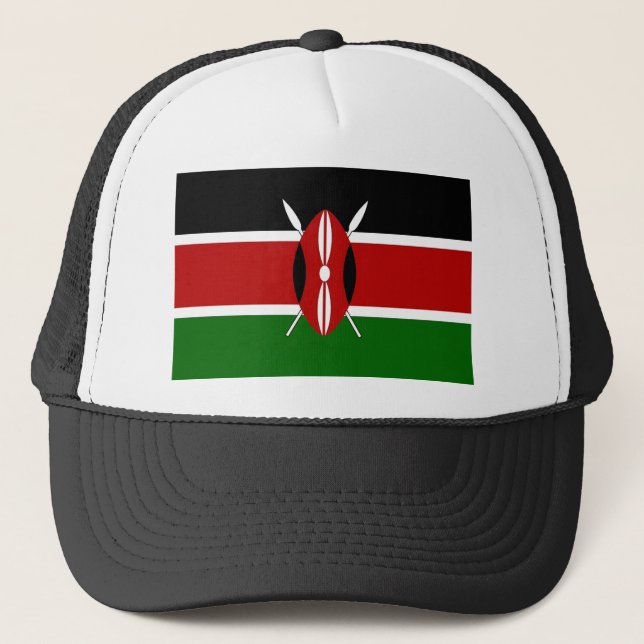 Gorra con bandera de Kenia (Anverso)