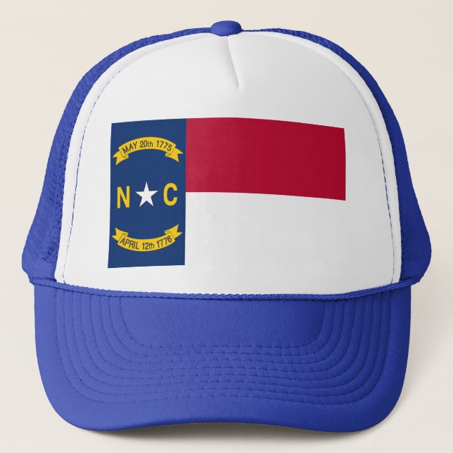 Gorra con bandera del estado de Carolina del Norte (Anverso)