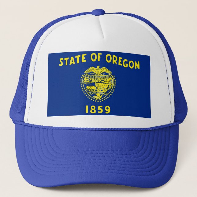 Gorra con bandera del Estado de Oregón - Estados U (Anverso)