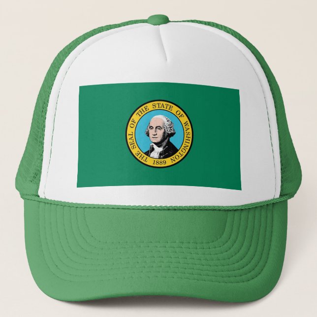 Gorra con bandera del estado de Washington - Estad (Anverso)