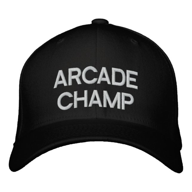 Gorra con bordado de campeón de arcade (Anverso)