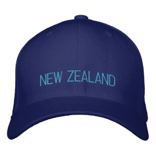 Gorra con bordado de Nueva Zelanda