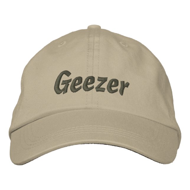 Gorra con bordado geezer / Gorra (Anverso)