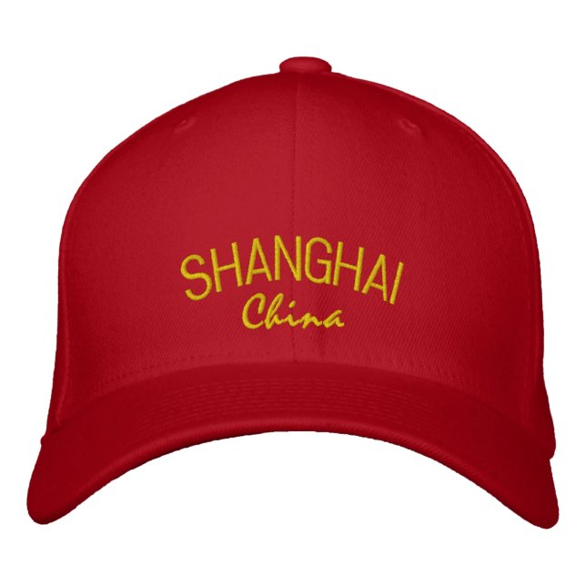 Gorra con embargo de China en Shanghai (Anverso)