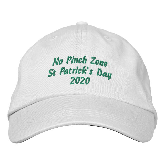 Gorra con fecha de San Patricio (Anverso)
