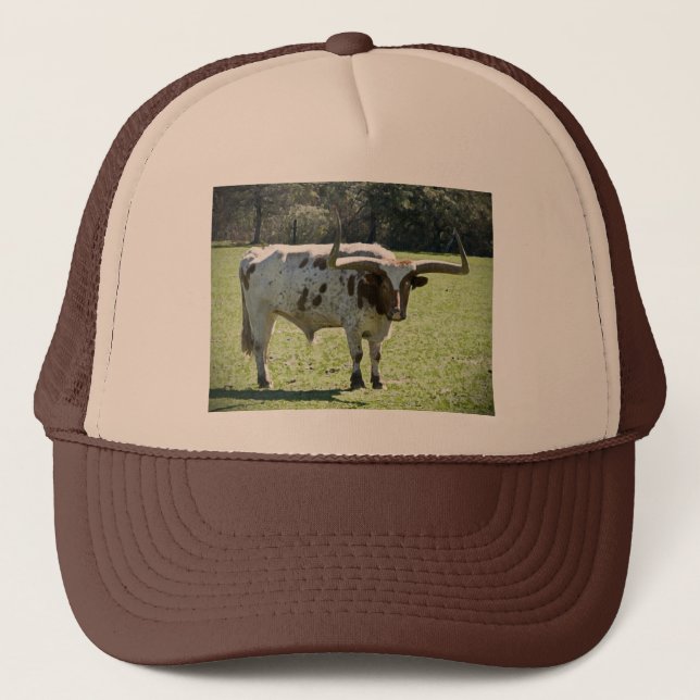 Gorra con imagen larga de la vaca del cuerno (Anverso)