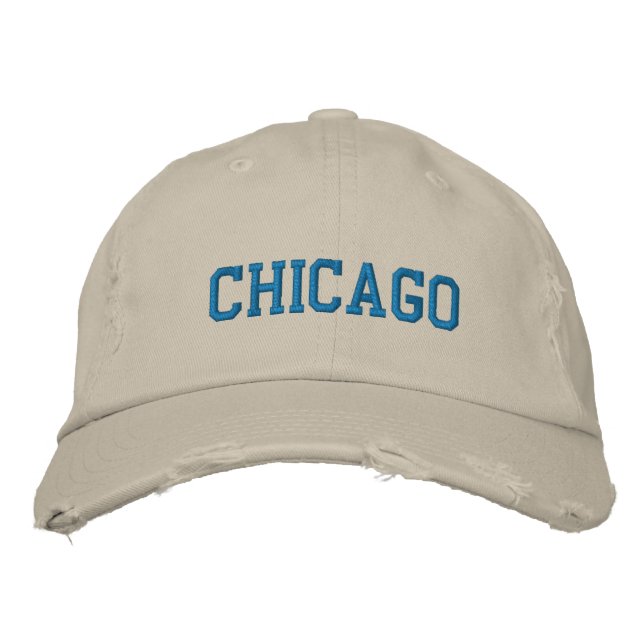 Gorra con logotipo bordado de Chicago (Anverso)