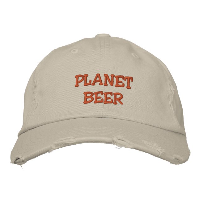Gorra con problemas de cerveza planetaria (piedra) (Anverso)