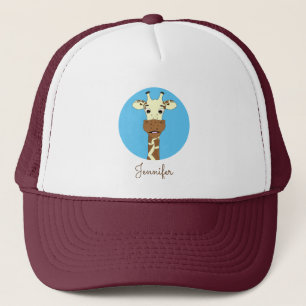 Gorra conocido azul del dibujo animado divertido