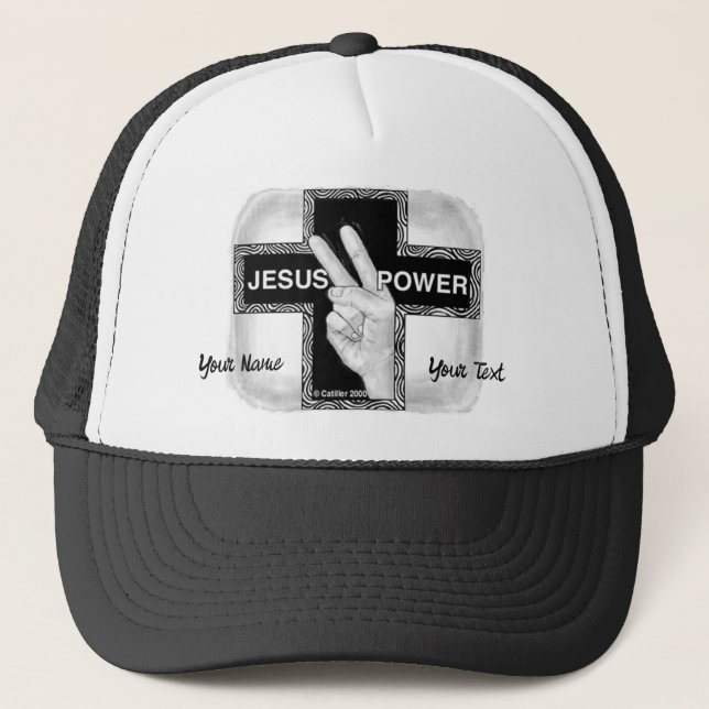 Gorra cristiano de Jesus Power (Anverso)